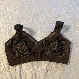 Playtex Black Lace Bra Wireless‎ Adjustable Straps Lingerie